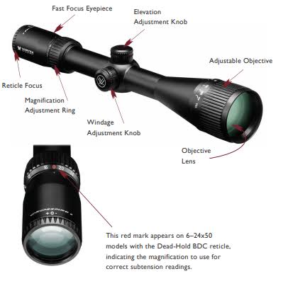 Vortex Crossfire II 4-12 X 50mm Scope