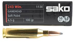 Sako | Gamehead 243 Win. | 100gr | Soft Point